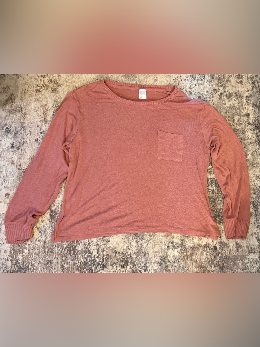 Stars above thin sweater shirt